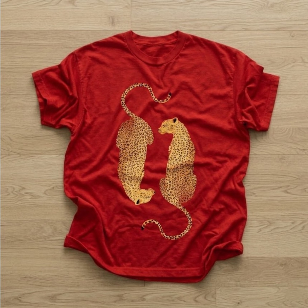 Leopard Red T-Shirt